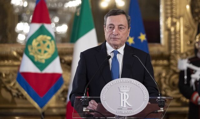 Ιταλία: Ο Μάριο Ντράγκι παρουσίασε τη σύνθεση της νέας κυβέρνησης