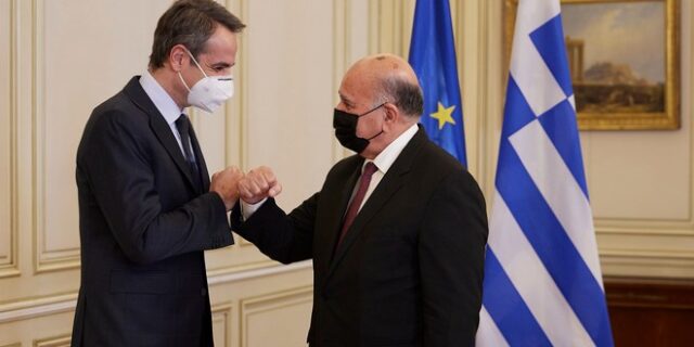Συνάντηση Μητσοτάκη με τον Ιρακινό ΥΠΕΞ
