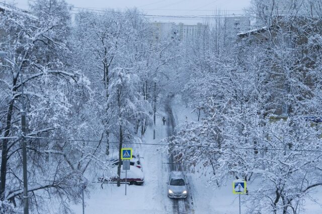 Ρωσία: Περιμένουν “Αρμαγεδδώνα” χιονιού στη Μόσχα