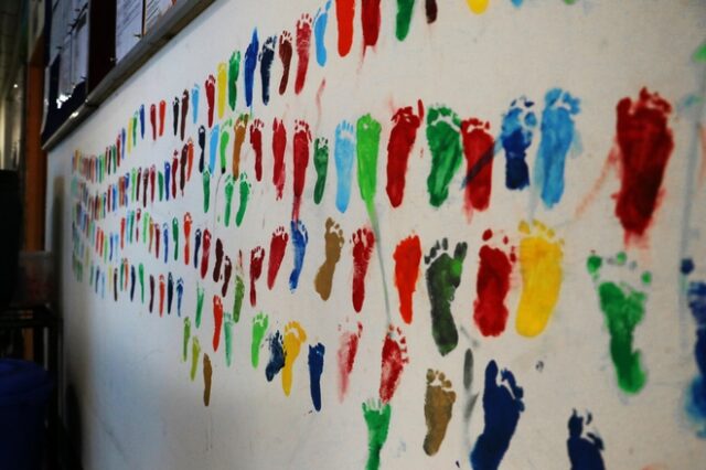 O τοίχος της ελπίδας στη μαιευτική κλινική των Γιατρών Χωρίς Σύνορα στο Μπαγκλαντές
