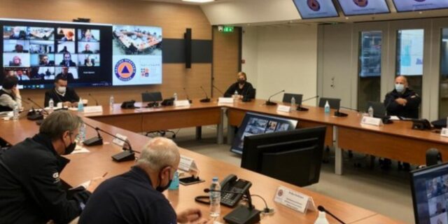 Κακοκαιρία Μήδεια: Ευρεία σύσκεψη στην Πολιτική Προστασία