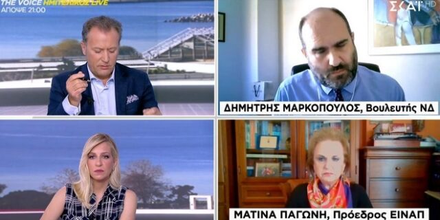 Καυγάς Μαρκόπουλου – Παγώνη: “Χάνεται η αξία του λόγου μέσα από τη lifestyle προσέγγιση”