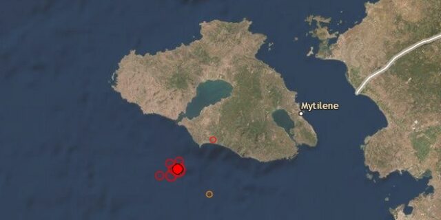 Διαδοχικοί σεισμοί ανοιχτά της Μυτιλήνης