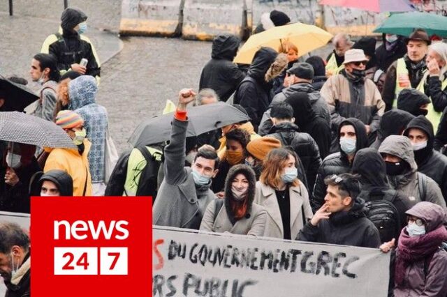 “Πονάω, ως εδώ!”: Πορεία αλληλεγγύης στη Γαλλία για την αστυνομική βία στην Ελλάδα
