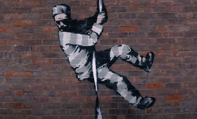 Στον Banksy ανήκει το γκράφιτι με τον δραπέτη στη φυλακή του Ρέντινγκ