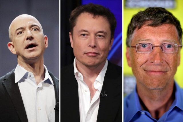 Φόρος πλούτου: Τα ιλλιγιώδη ποσά που θα πληρώσουν Jeff Bezos, Elon Musk και Bill Gates αν περάσει η πρόταση