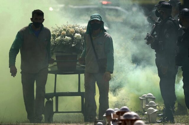 Βραζιλία: Μαύρο ρεκόρ νέων θανάτων από κορονοϊό με 3.251 σε ένα 24ωρο