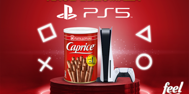 Τα Caprice απογειώνουν την gaming εμπειρία κληρώνοντας PlayStation 5 κάθε εβδομάδα!