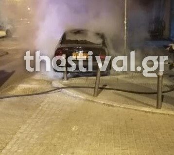 Θεσσαλονίκη: Έβαλαν φωτιά σε όχημα του Υπουργείου Εργασίας