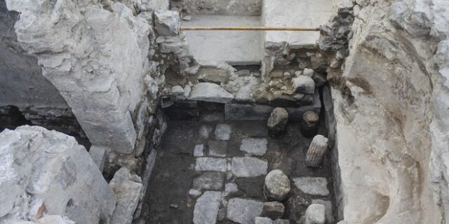 Οθωμανικό λουτρό του 16ου αιώνα ανακαλύφθηκε στο Κάτω Κάστρο Μυτιλήνης