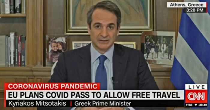 Μητσοτάκης στο CNN: Στις επόμενες 48 ώρες οι ανακοινώσεις για χαλάρωση του lockdown