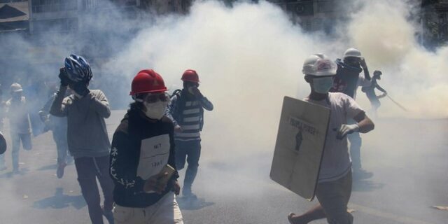 Μιανμάρ: Τουλάχιστον δύο διαδηλωτές σκοτώθηκαν από πυρά της αστυνομίας