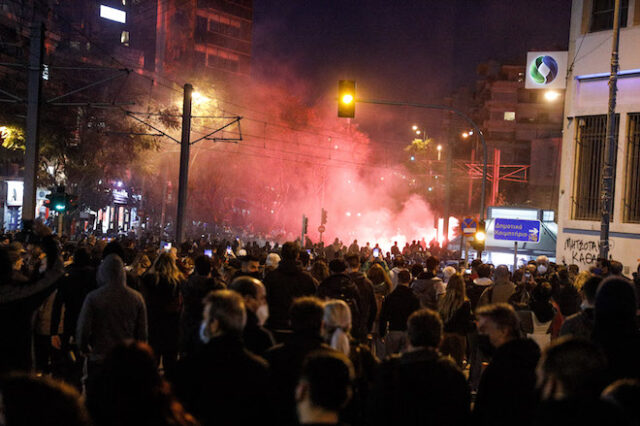 Νέα Σμύρνη: Επεισόδια στη συγκέντρωση ενάντια στην αστυνομική βία