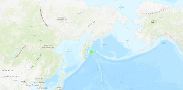 Ρωσία: Σεισμός 6,9 Ρίχτερ στην περιοχή Ουστ-Καμτσάτσκι