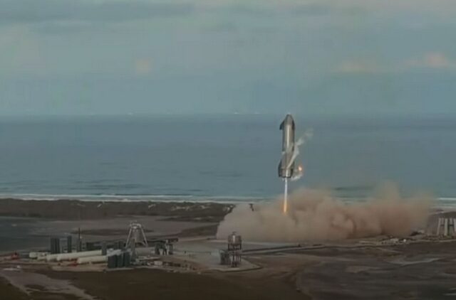 SpaceX: Προσγειώθηκε αλλα εξερράγη και ο τρίτος πύραυλος Starship