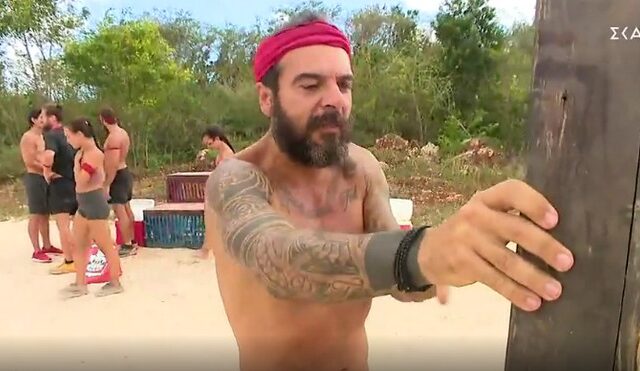 Survivor 4: Ο Τριαντάφυλλος είπε τα παράπονά του σε.. κούτσουρο