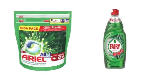 Η P&G και τα προϊόντα της, Pantene, Gillette, Ariel, Fairy και Oral-B, περιορίζουν τη χρήση πρωτογενούς πλαστικού στις συσκευασίες