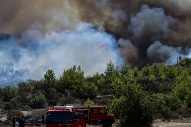 Φωτιά σε αγροτοδασική έκταση στον Δήμο Ευρώτα Λακωνίας