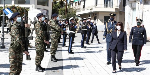 Στις επετειακές εκδηλώσεις για την απελευθέρωση του Κάστρου των Σαλώνων η Κατερίνα Σακελλαροπούλου