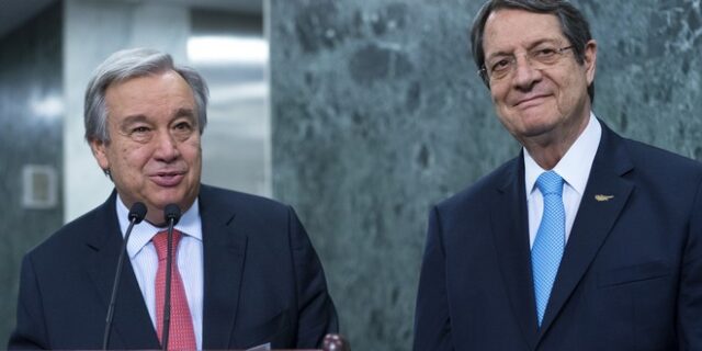 Συνάντηση Γκουτέρες – Αναστασιάδη: Στο επίκεντρο ο διορισμός αντιπροσώπου του ΟΗΕ για το Κυπριακό