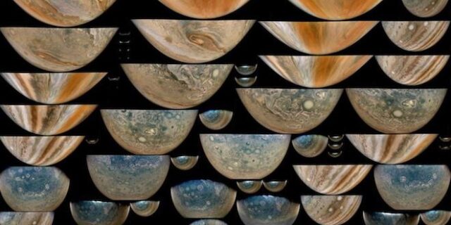 NASA: Οι τελευταίες θεαματικές εικόνες από τις περιστρεφόμενες θύελλες του Δία