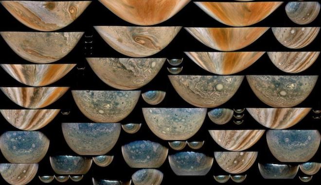 NASA: Οι τελευταίες θεαματικές εικόνες από τις περιστρεφόμενες θύελλες του Δία