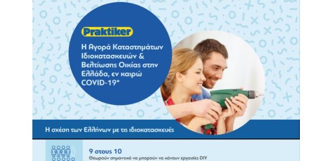 Υψηλή η τάση και η ανάγκη των Ελλήνων για εργασίες DIY και οικιακής βελτίωσης, εν μέσω lockdown