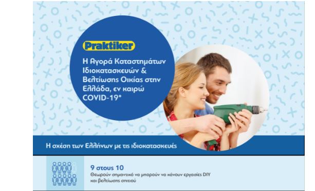 Υψηλή η τάση και η ανάγκη των Ελλήνων για εργασίες DIY και οικιακής βελτίωσης, εν μέσω lockdown