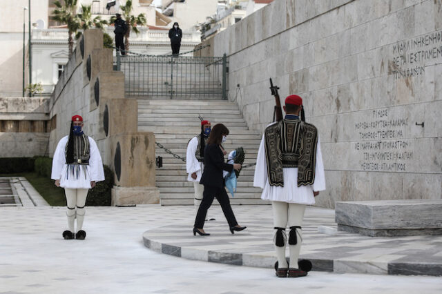 Σακελλαροπούλου: Τιμάμε τους Φιλέλληνες που είδαν την Ελληνική Επανάσταση ως πηγή έμπνευσης