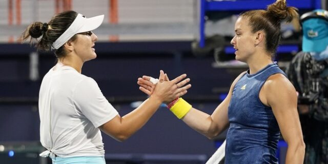 Miami Open: Εκτός τελικού η Σάκκαρη, με 2-1 σετ από την Αντρέσκου