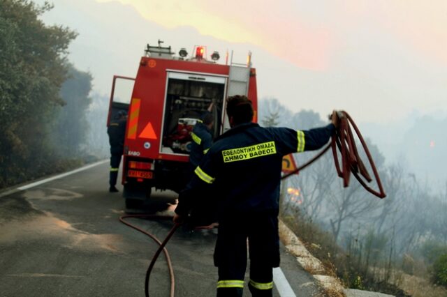 Φωτιά στο Βαθύ Σάμου