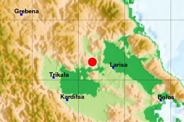Σεισμός 3,9 Ρίχτερ στην Ελασσόνα