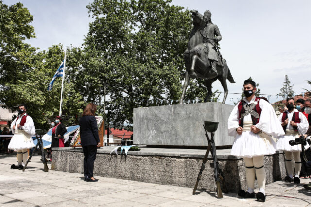 Σακελλάροπούλου για Καραϊσκάκη: “Εμπνεόμαστε από την ένταση και το πάθος με τα οποία αγωνίστηκε”