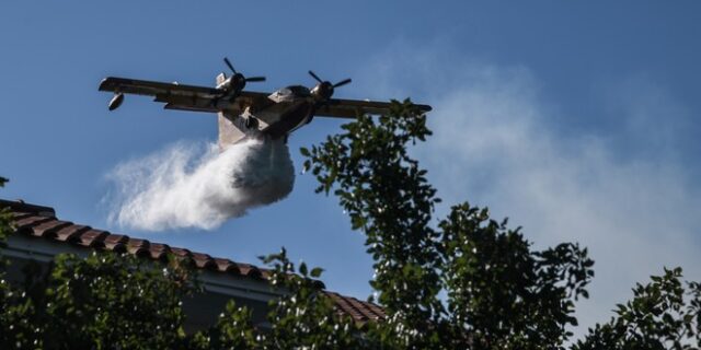 Φωτιά στα Γεράνεια Όρη: Σε ύφεση μετά από τέσσερα 24ωρα