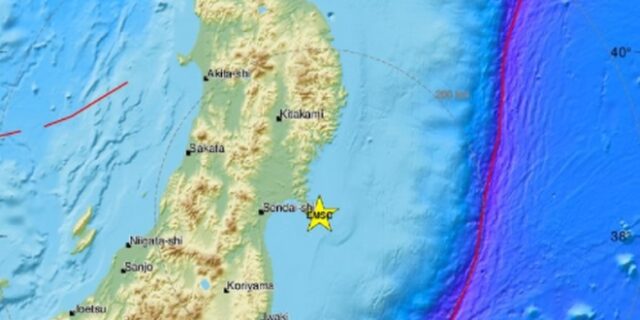 Σεισμός 6,8 Ρίχτερ στην Ιαπωνία – Δεν υπάρχει κίνδυνος για τσουνάμι