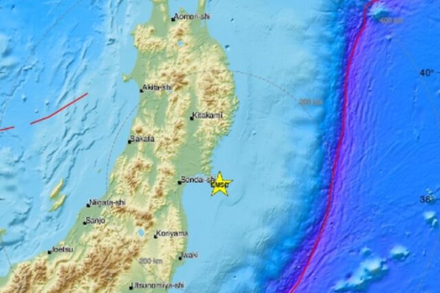 Σεισμός 6,8 Ρίχτερ στην Ιαπωνία – Δεν υπάρχει κίνδυνος για τσουνάμι