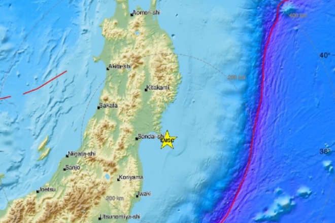 Σεισμός 6,8 Ρίχτερ στην Ιαπωνία – Δεν υπάρχει κίνδυνος για τσουνάμι