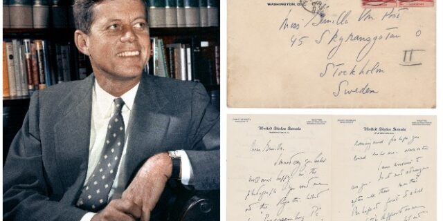 “Είσαι υπέροχη και μου λείπεις”: Στο σφυρί οι επιστολές του Κένεντι σε Σουηδέζα ερωμένη του