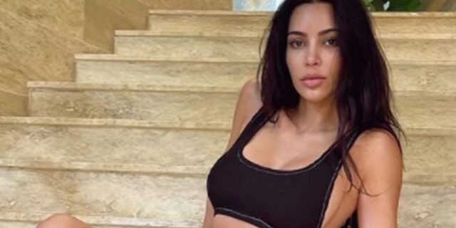 Κιμ Καρντάσιαν: Γυμνάζεται φορώντας μαγιό αλά Μπόρατ και ρίχνει το Instagram