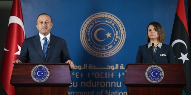 ΥΠΕΞ Λιβύης σε Τσαβούσογλου: Να αποχωρήσουν ξένες δυνάμεις και μισθοφόροι