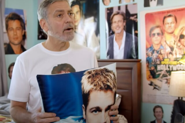 Τζορτζ Κλούνεϊ: Γιατί γέμισε τον τοίχο του με αφίσες του Μπραντ Πιτ;