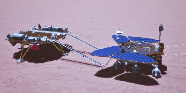 Άρης: Το κινεζικό ρόβερ κινήθηκε για πρώτη φορά στην επιφάνεια του πλανήτη