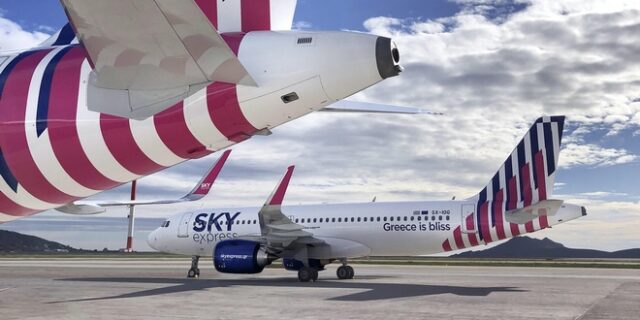 Sky express: Επενδύσεις σε νέα Airbus, προσθέτει Λονδίνο, Παρίσι και νέους προορισμούς στην Ελλάδα