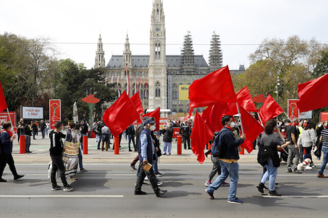 Βιέννη: Δεύτερη συνεχή χρονιά χωρίς το παραδοσιακό, τεράστιο συλλαλητήριο για την Πρωτομαγιά