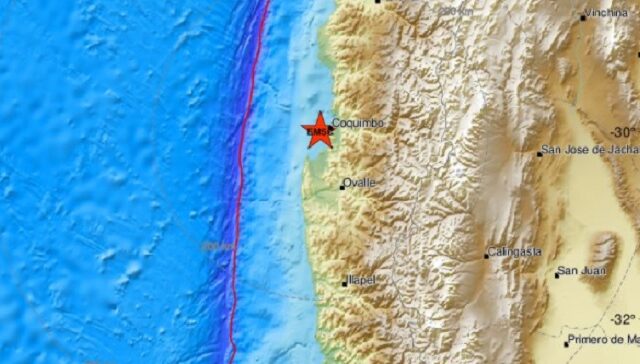 Χιλή: Σεισμός 5,8 Ρίχτερ ανοιχτά του Κοκίμπο