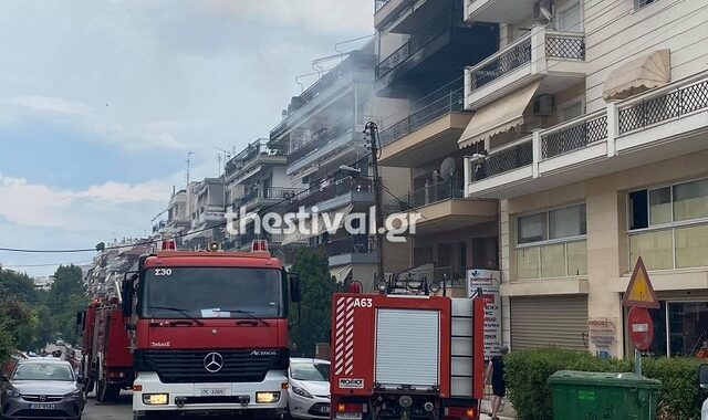 Θεσσαλονίκη: Φωτιά σε διαμέρισμα στην Καλαμαριά