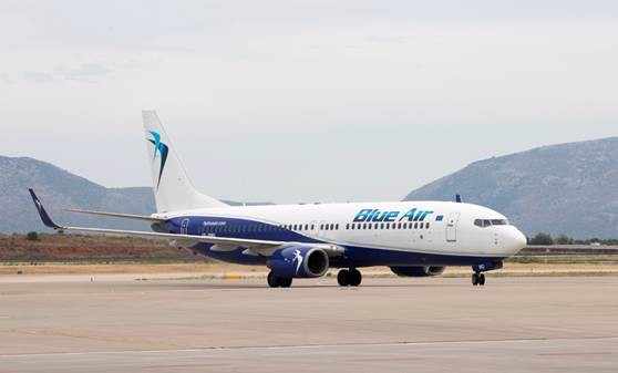 H Blue Air με 17 χαμηλού κόστους πτήσεις Ελλάδα – Ρουμανία