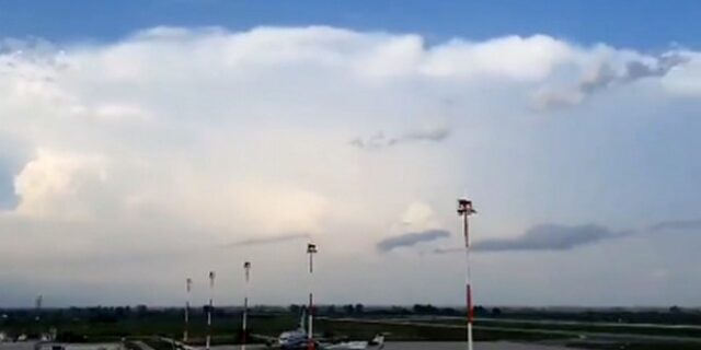 Roll Cloud: Ένα σπάνιο καιρικό φαινόμενο στη Χρυσούπολη Καβάλας