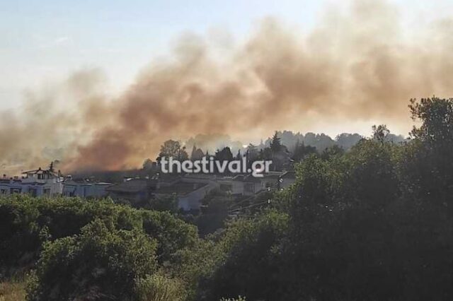 Θεσσαλονίκη: Οριοθετήθηκε η φωτιά στην Πυλαία