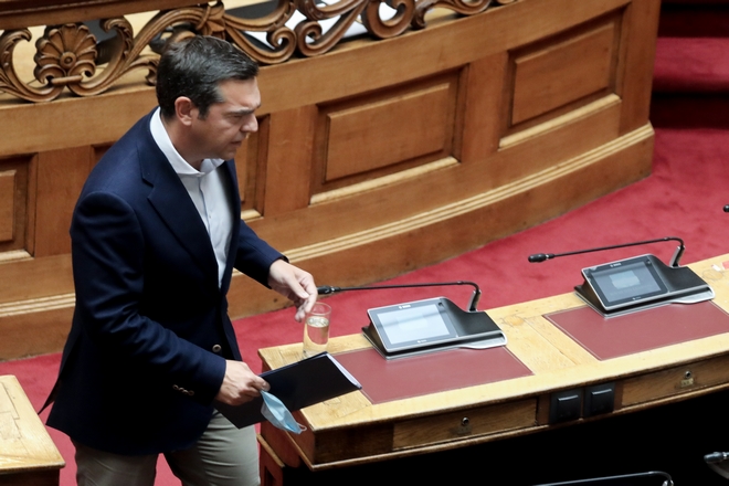 Τσίπρας: Με εντολή Μητσοτάκη η παρέμβαση Τασούλα για να μην γίνει συζήτηση για τα δάνεια της ΝΔ